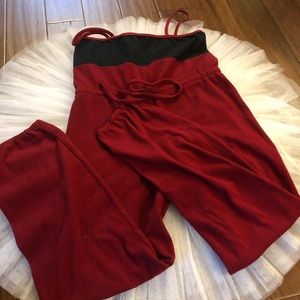 Fleece Sansha dance warm up